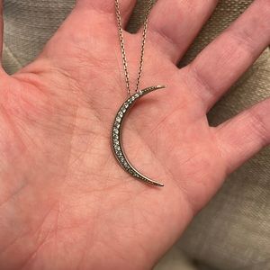 Lucky Stars Jewels Crescent Moon 🌙 Necklace